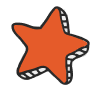 Decorative star for review rating